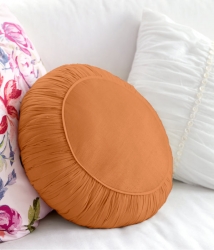 Декоративная подушка модель 2 круглая Медовая Чернигов