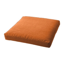Декоративная подушка на стул модель 1 квадратная Медовая Чернигов
